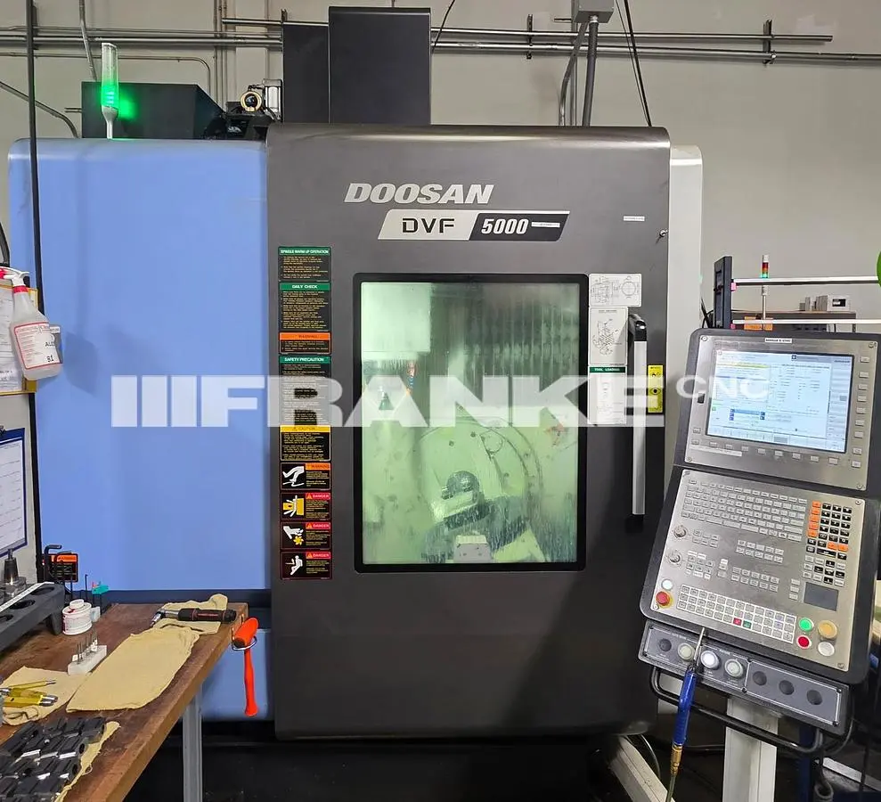 Used 2020 DOOSAN DVF 5000 Vertical Machining Centers (5-Axis or More) US | FRANKE CNC, LLC #1371038