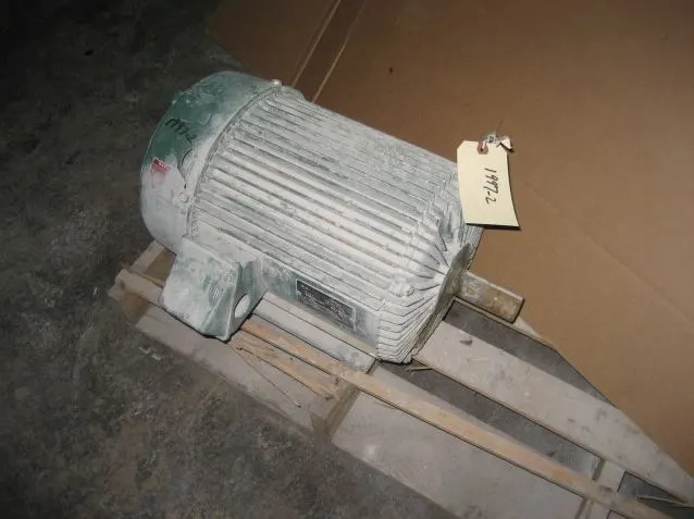 5 HP U.S. Electric Motor, 1165 RPM, 215T Frame