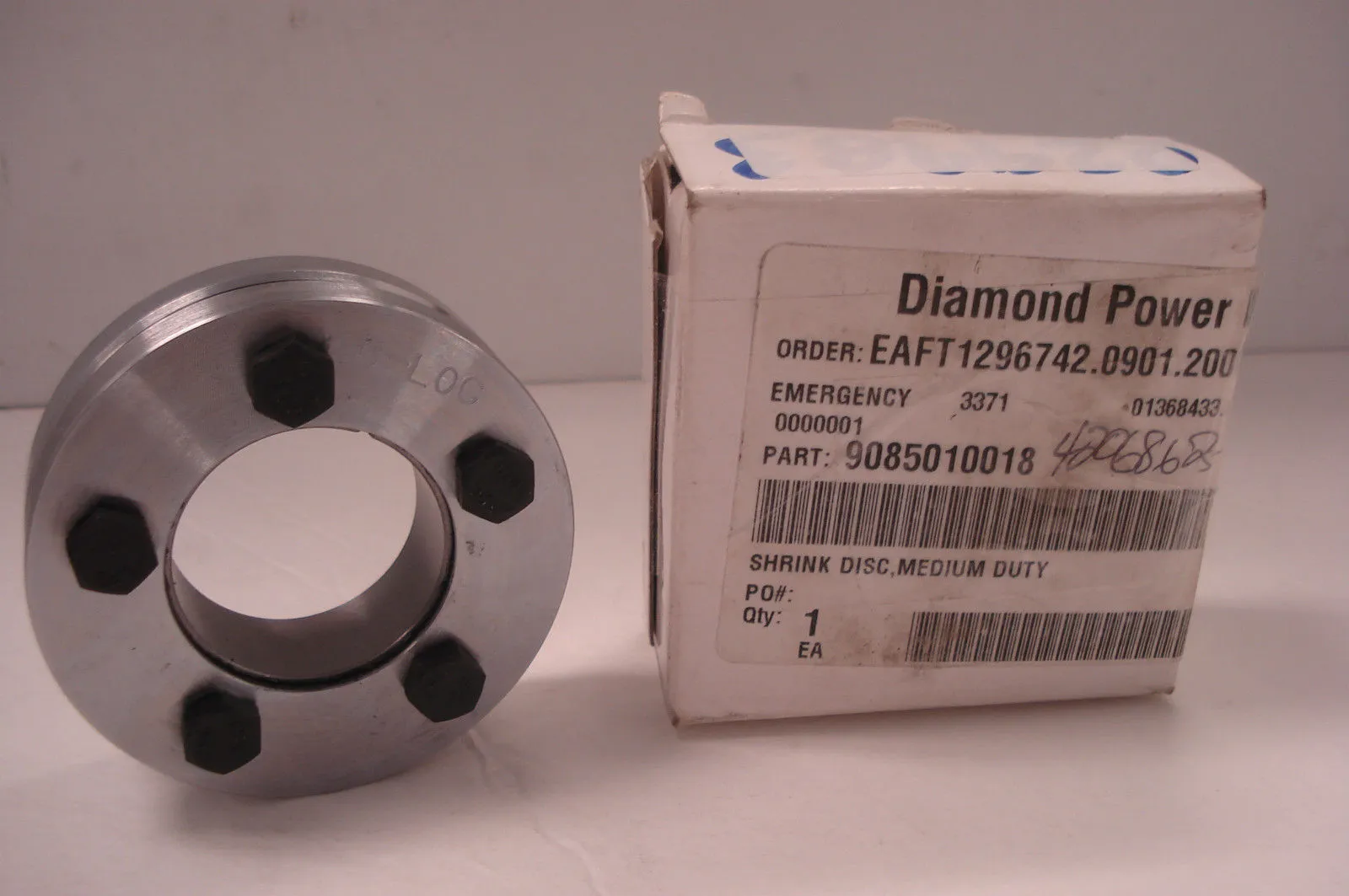 NEW DIAMOND POWER INTERNATIONAL EAFT1231566.0114.2002 SHRINK DISC 9085010018