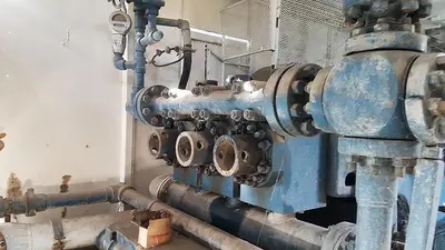 USED EMSCO F-500 TRIPLEX MUD PUMP