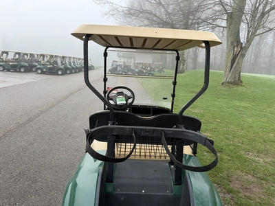 (1) 2014 E-Z-Go golf cart with a Kawasaki gas engine, includes canopy, ball carrier, fold-down winds...