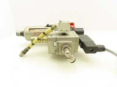 SMC AW40-04CE Filter Regulator With Soft Start Valve And 3 Port Lock Out Valve