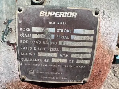 USED WHITE SUPERIOR 156CD