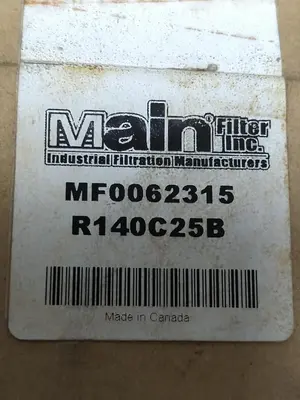 New | in-Stock MAIN FILTER MF0062315 Filters Ohio US | Surplus Asset Holdings #1250647