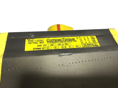 Conbraco Industries Inc Size 40 CTD-CTS CompacTorque Pneumatic Air Actuator 120PSIG Max
