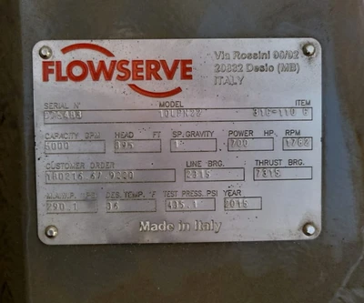 NEW FLOWSERVE 10LPN22