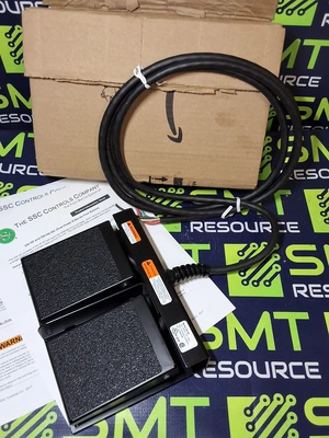 SSC SCONTROLS DS100 DUAL FOOT SWITCH / PEDAL - BRAND NEW