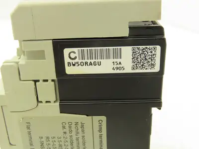 Fuji BW50RAGU3P015 3-Pole Auto Circuit Breaker 15A 500V 3Ph Molded Case Lot of 3