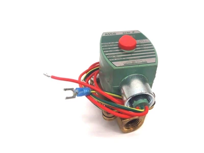 Used Asco Red Hat II 2-Way Solenoid Valve 120VAC 5/8" Orifice 1/2" NPT Solenoid Valves Michigan US | Maverick Industrial Sales #1473823