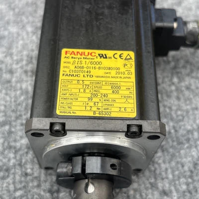 Used FANUC A06B-0116-B103 Servo Motors California US | Davliegogo LLC #1705258