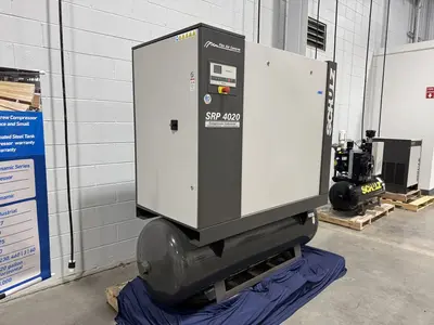 New | in-Stock SCHULZ SRP 4020 FLEX Rotary Screw & Sliding Vane Air Compressors Georgia US | The Equipment Hub #1402441