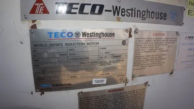 USED TECO WESTINGHOUSE 3500 HP