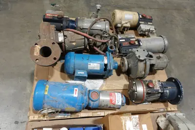 2 PALLETS OF ASSORTED PUMPS AND PUMP PARTS