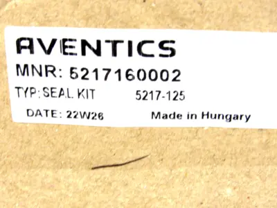 NEW AVENTICS 5217160002 SEAL KIT