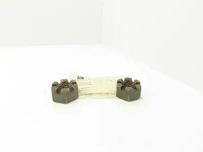 R&M 2307796013 Castle Nuts 1-1/4" 1.25" 6 TPI Lot of 2
