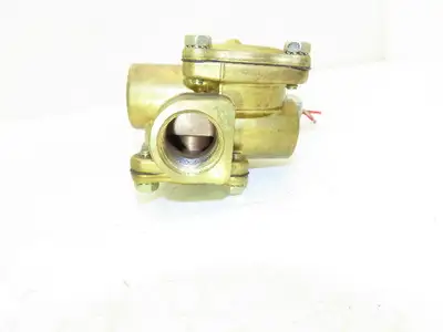 Asco Red-Hat 8316G74 Brass Solenoid Valve 3-Way 3/4"npt 150psi 24V