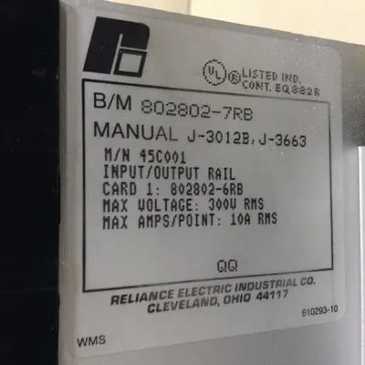 USED RELIANCE ELECTRIC 45C001