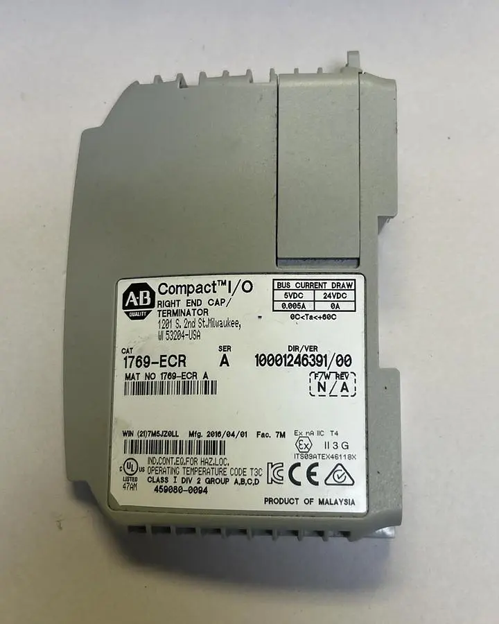 Used ALLEN-BRADLEY 1769-ECR Misc Electrical & Power Parts Ohio US | Surplus Asset Holdings #1245359