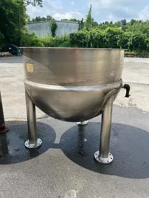 Kettle, 200 Gallon, 316 Stainless Steel, Jacketed, Lee Industries, #5991219