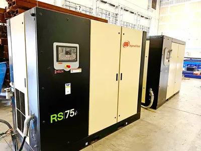2023 INGERSOLL RAND RS75I-A125 Rotary Screw & Sliding Vane Air Compressors | CNCsurplus (1)
