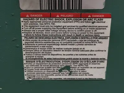 Control Panel w/ 2.0 KVA Transformer C2S7FY, 40A, 600V Disconnect Switch