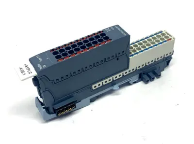 USED SIEMENS POTDIS-TB-P1-R TYPE P1 MODULE 6ES7193-6UP00-0DP2 BASE