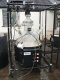 100L QVF Glass Hemispherical Vessel VS 100/P1L