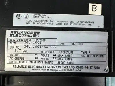 Reliance GP-2000 2GU41001 A-C VS DRIVE (8.5.2)