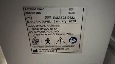 Used Summit Industries LLC S225 X-Ray - Medical Texas US | PT Medical Technologies #1458601