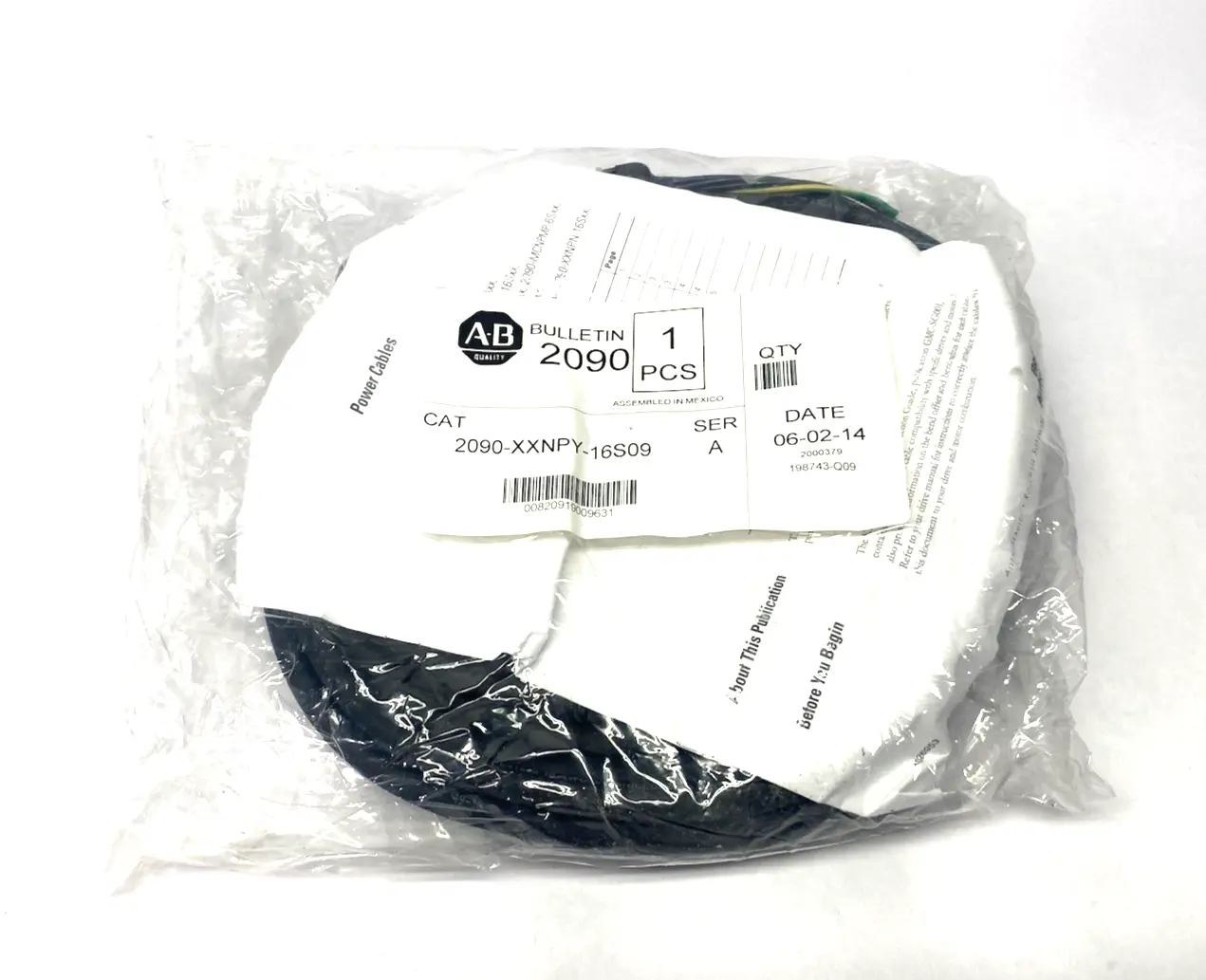 New | in-Stock Allen-Bradley Ser. A Power Connection Cable Cable & Wire Michigan US | Maverick Industrial Sales #1392788
