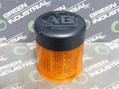 Allen Bradley 855T-B24YL5 Light Stack Amber Light Ser. A 24VAC/DC 80mA New