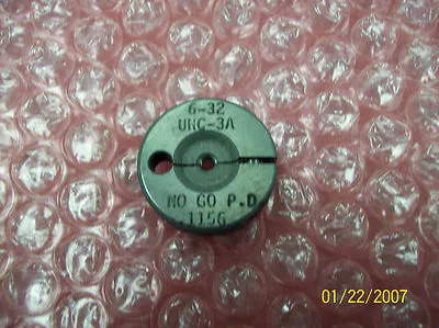 Used _UNKNOWN_ NO GO P.D. .1156 6-32 UNC-3A Radius Gages Arizona US | ASSET CONVERSION SPECIALISTS, INC. #324066