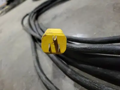 72 ft Power Extension Cord NEMA 5-15 Plug and Receptacle