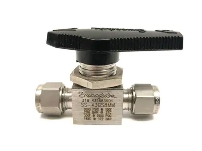 SS-43GS8MM | Swagelok  SS 1-Piece 40G Series Ball Valve 1.5Cv 8mm Tube Fitting - New Other