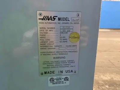 Used 1999 HAAS SL30T CNC Lathes Ohio US | HGR 24 #1260935
