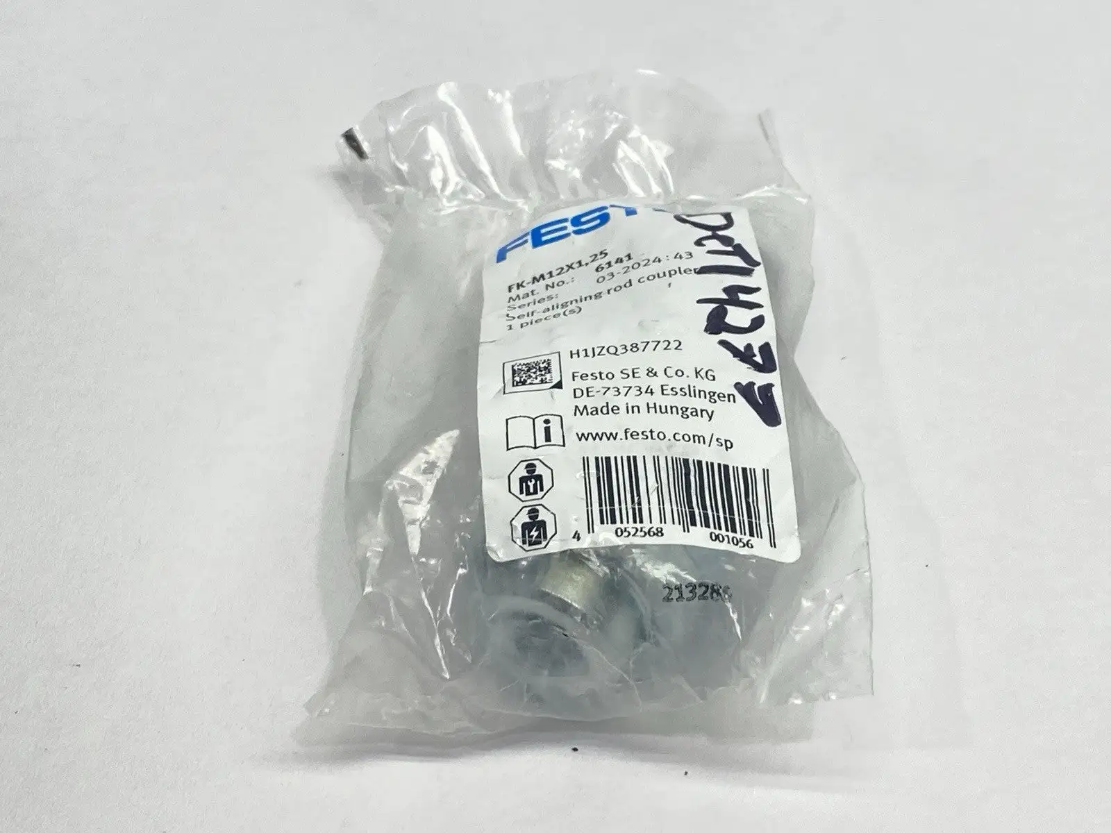 FK-M12X1,25, 6141 | Festo FK-M12X1,25 Self-Aligning Rod Coupler 6141 - New
