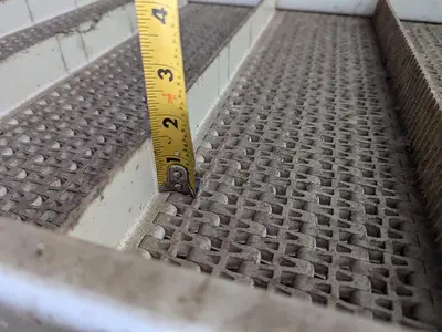 Dewatering Incline Modular Conveyor