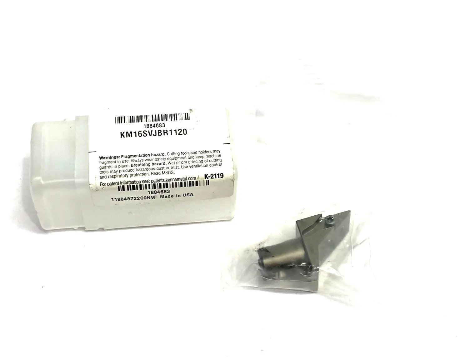 USED KENNAMETAL KM MICRO™ CUTTING UNIT OD APP. S-CLAMPING KM16SVJBR1120