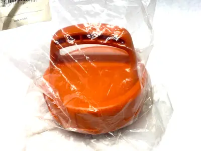 NEW OILSAFE SPILL-PROOF STORAGE LID, ORANGE