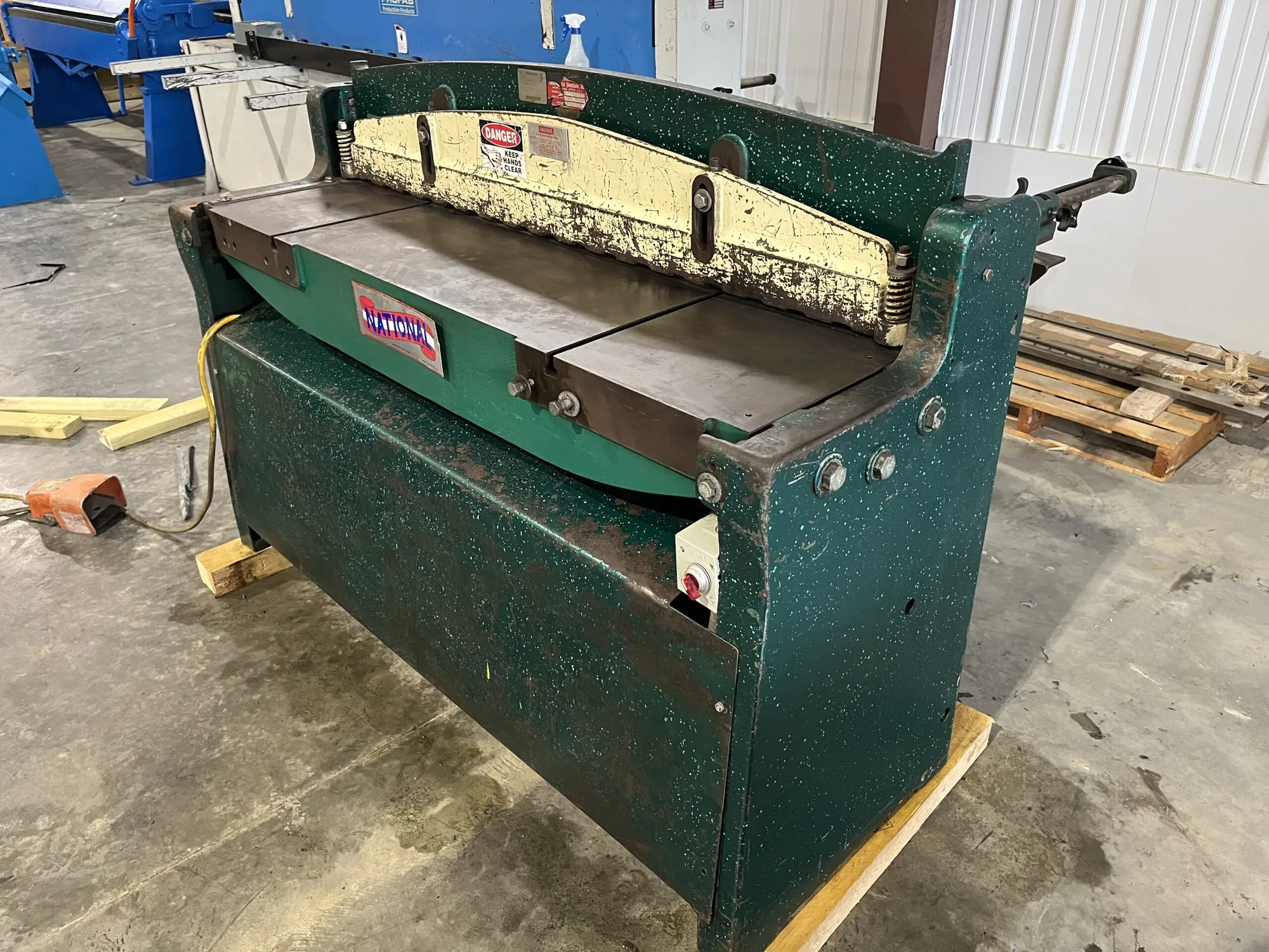 Used National Hydraulic Shear 10 Gauge