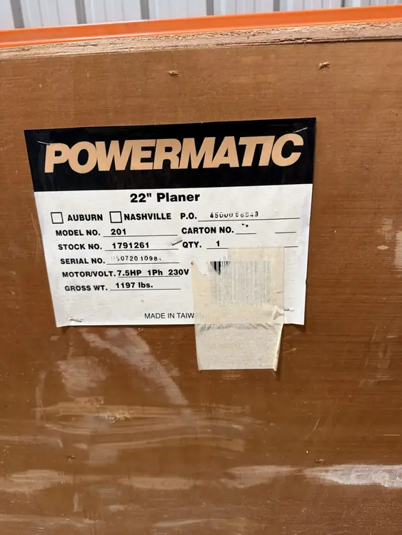 Used POWERMATIC 201 Woodworking Planers California US | 10 Blade Pro Machinery #1412752