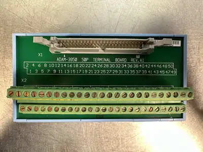 Adam-3950D Dual 50-Pin SCSI Wiring Terminal (BIN-1.53)