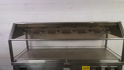 152-0418 HCH 70'' Pizza Buffet Warmer Server