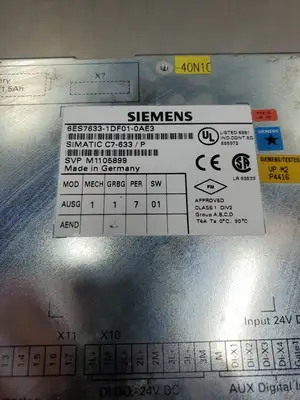 USED Siemens Simatic C7-633/P HMI Panel
