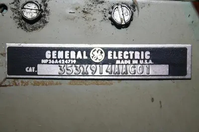 USED GENERAL ELECTRIC / GE 6V15F3362