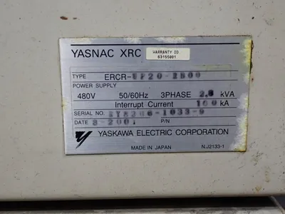 USED 2001 YASKAWA ELECTRIC CORPORATION YASNACXRCUP20