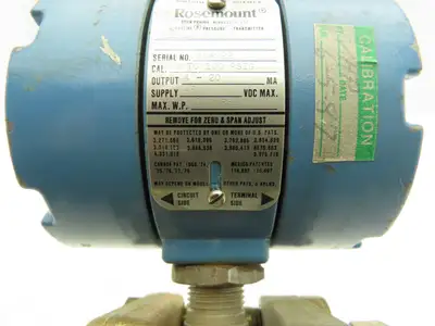 Rosemount 1151GP6E22B2 Differential Pressure Transmitter Max 45DCV WP 0-100 PSI