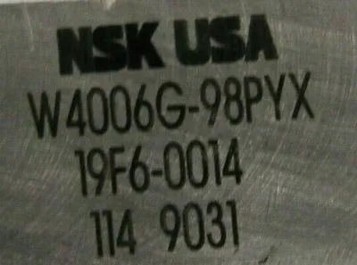 NEW NSK W4006G-98PYX-C5Z20 BALL SCREW 19F6-0014 W4006G98PYXC5Z20