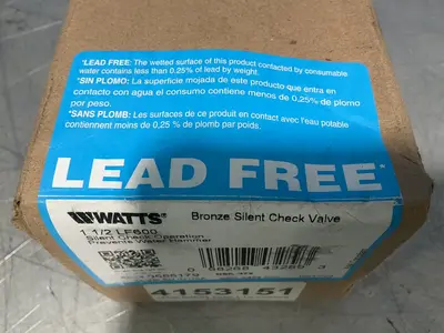 New | in-Stock 2024 WATTS 1 1/2 LF600 Pumps Ohio US | HGR 24 #1548241