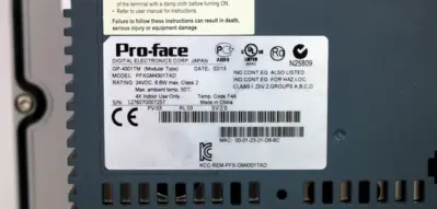 USED PRO-FACE PFXGM4301TAD